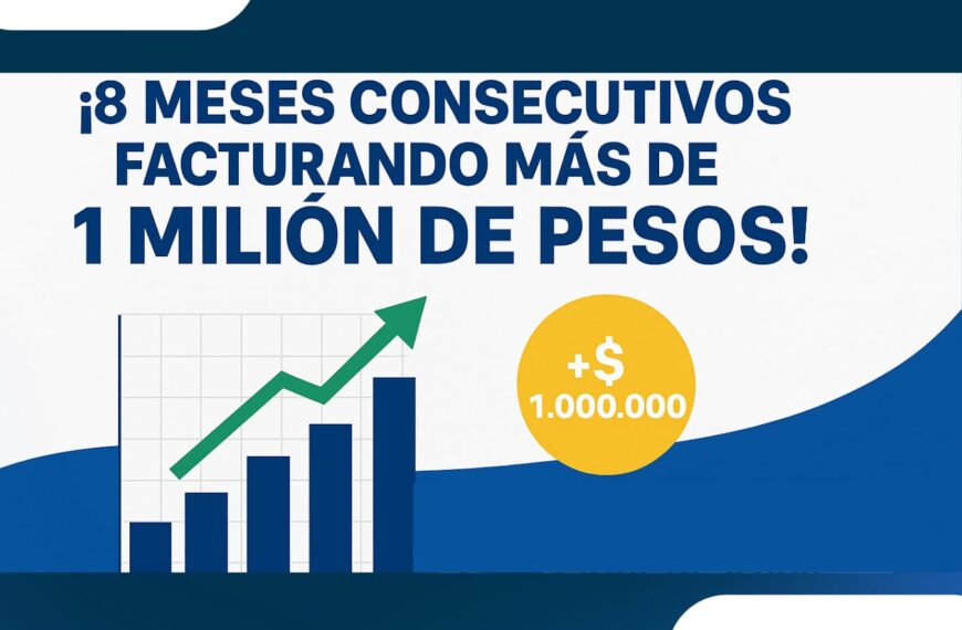 ¡Ocho meses consecutivos facturando más de 1 millón de pesos en el régimen subsidiado!